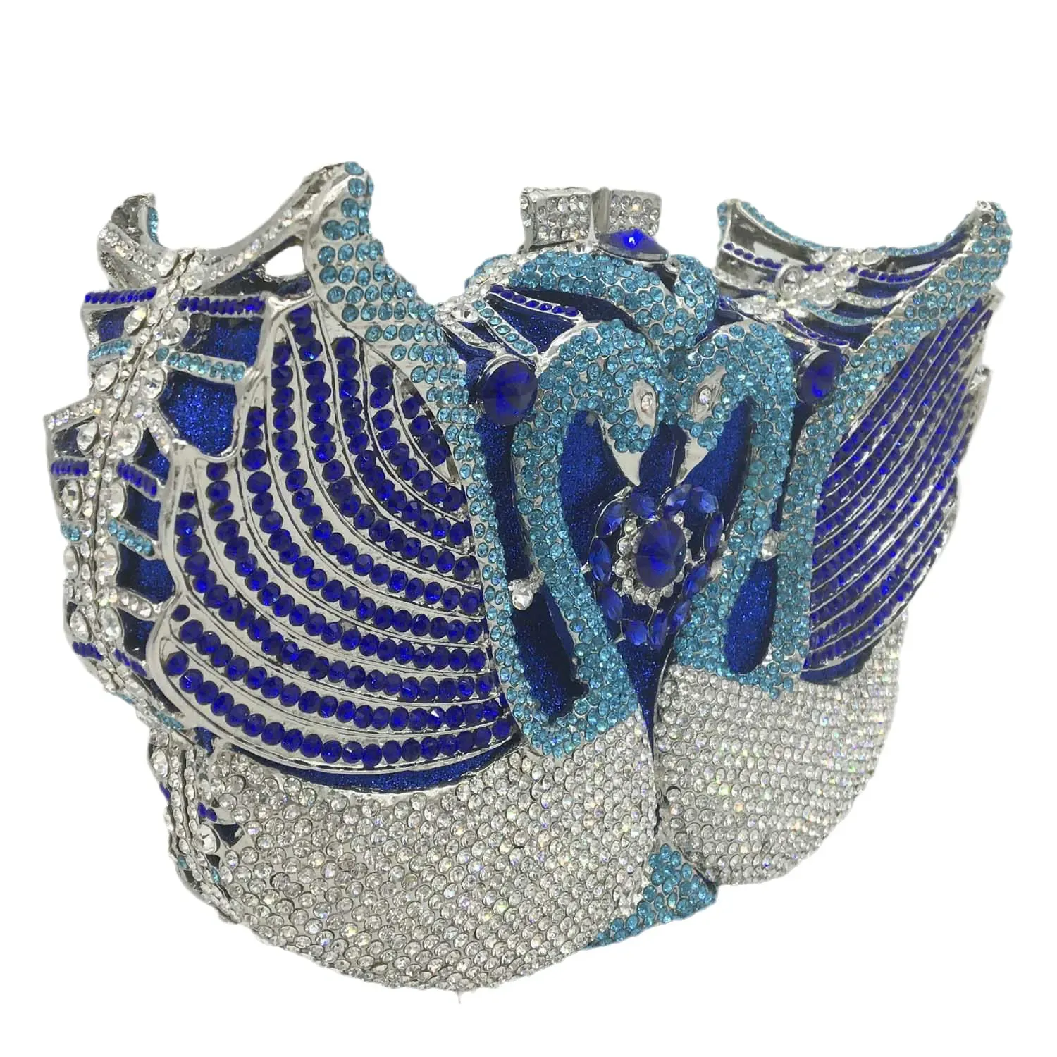 Boutique de fgg (en stock) Femmes Swan Clutch Crystal Sags Sacs de mariage Dîner Mestiles pour femmes et sac à main Minaudere