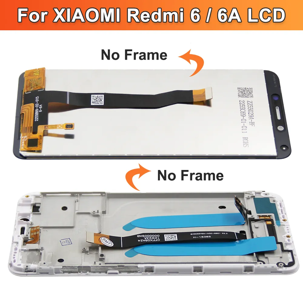Pantalla LCD TFT Con Digitizer Para Xiaomi Redmi 6 Y 6a, Reemplazo Completo, Prueba Antes De Instalar (recomendación Profesional)