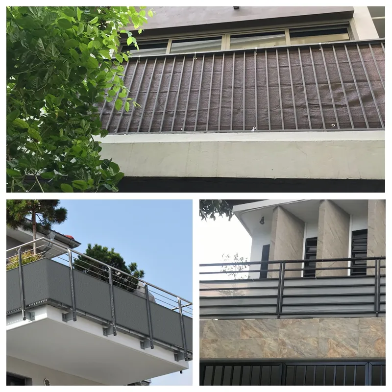Высота 1,2 млн. HDPE Балкон конфиденциальность сетовая сеть защита ветропроницаемых квартир балкон уединение