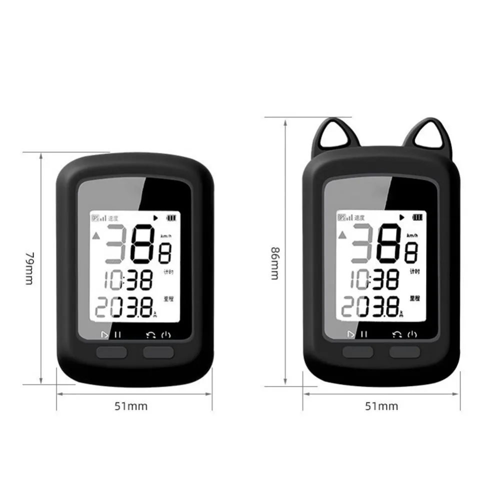 Bike Bicycle GPS Computer Rubber Protect Case Cover met schermbeschermerfilm voor Edge 530