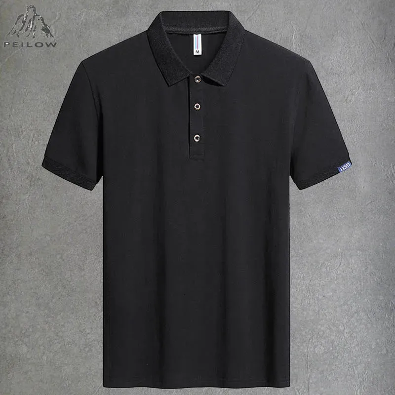 Grandi dimensioni 6xl 7xl 8xl polo camicie uomini di alta qualità 95% cotone slim per adattarsi a magliette casual top 240410