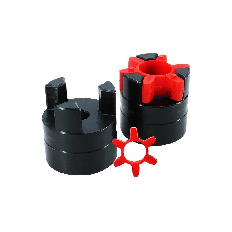 High torque XL1 D40L66 steel shaft coupling with jaw spider