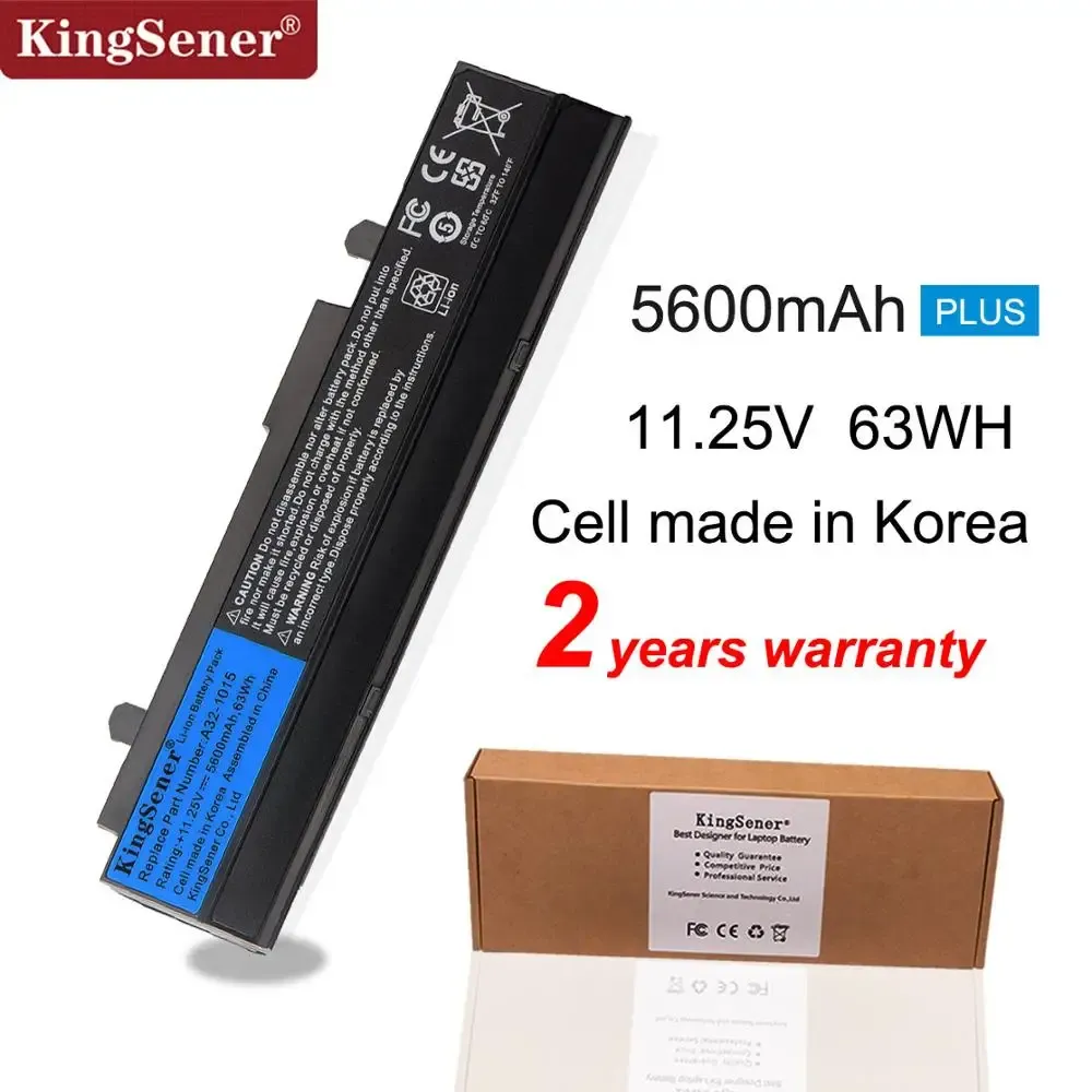 Batteries KingSener Korea Cell A321015 Laptop Battery for ASUS Eee PC 1011 1015P 1015PE 1015PW 1016 1016P 1215 1215N 1215P 1215T A311015