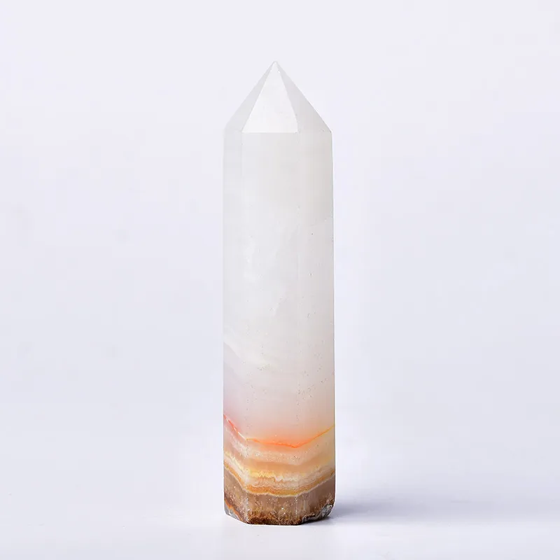1 adet doğal kristal nokta afgan beyaz yeşim iyileştirici dikilitaş kuvars asa süsleme ev dekoru reiki enerji taş piramit hediyesi