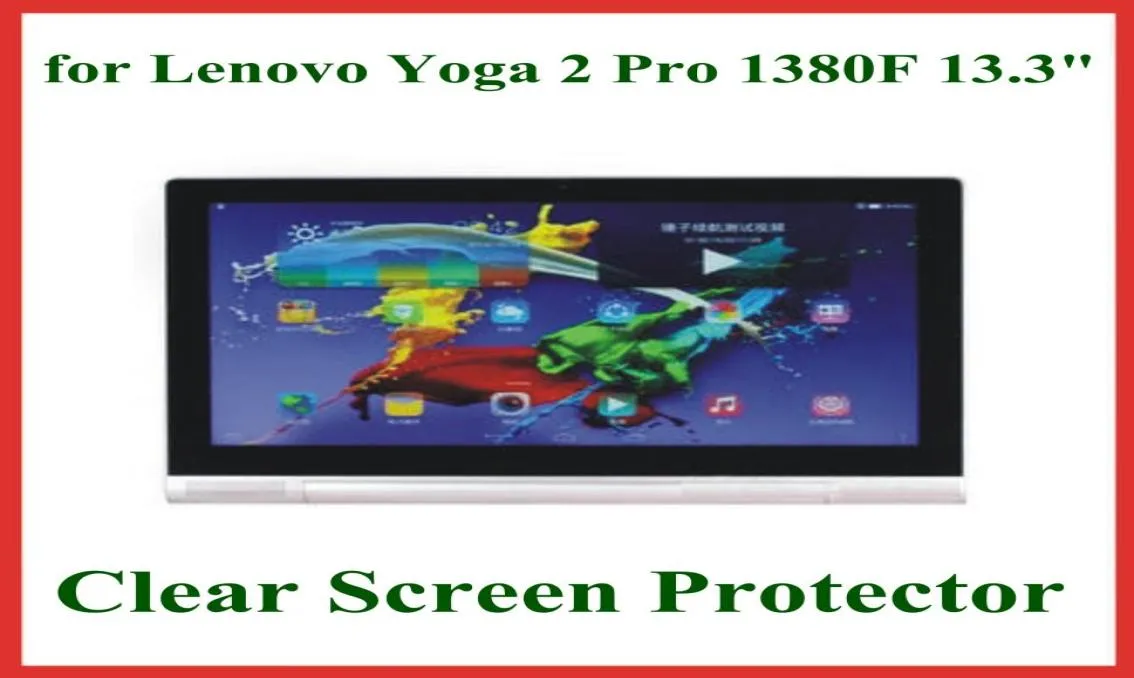 5 -stcs Crystal Screen Protector voor Lenovo Yoga Tablet 2 Pro 1380F voor Lenovo Yoga2 Pro 13 Tablet PC Beschermende film6632165