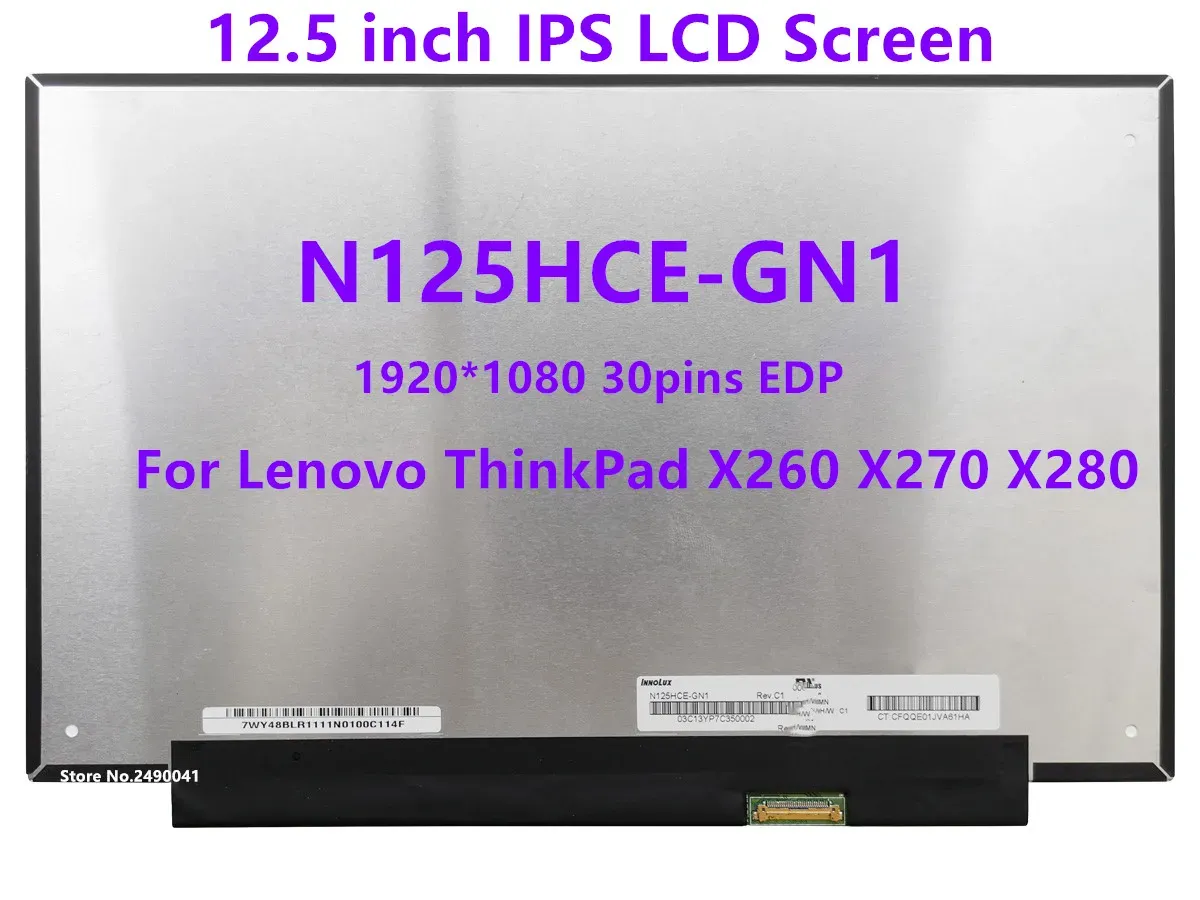 Schermata 12.5 "Laptop IPS LCD Scherma