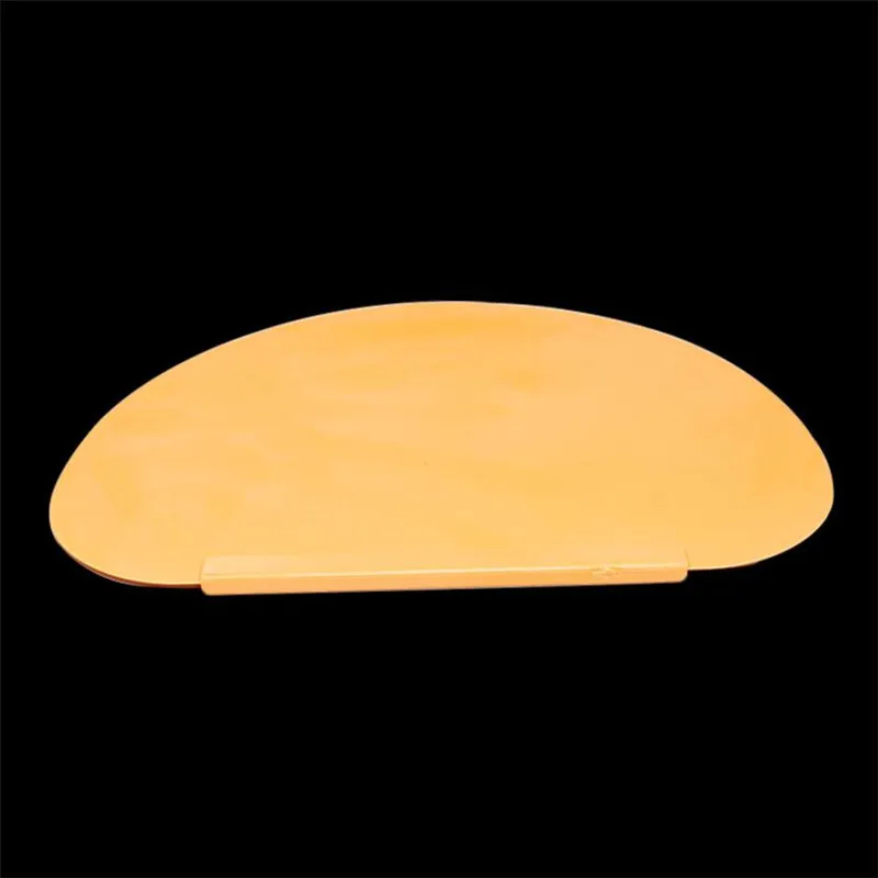 オレンジソフトフレキシブルプラスチック生地クリームスクレーパーケーキスパチュラバターバターカッターベーキングケーキパン作り用のツール