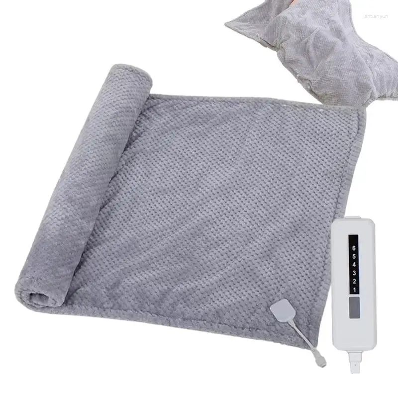 Blankets Electric Blanket Heated Throw USB Rechargeable Flannel Fast Heating Travel For Car Office Home Supplies
