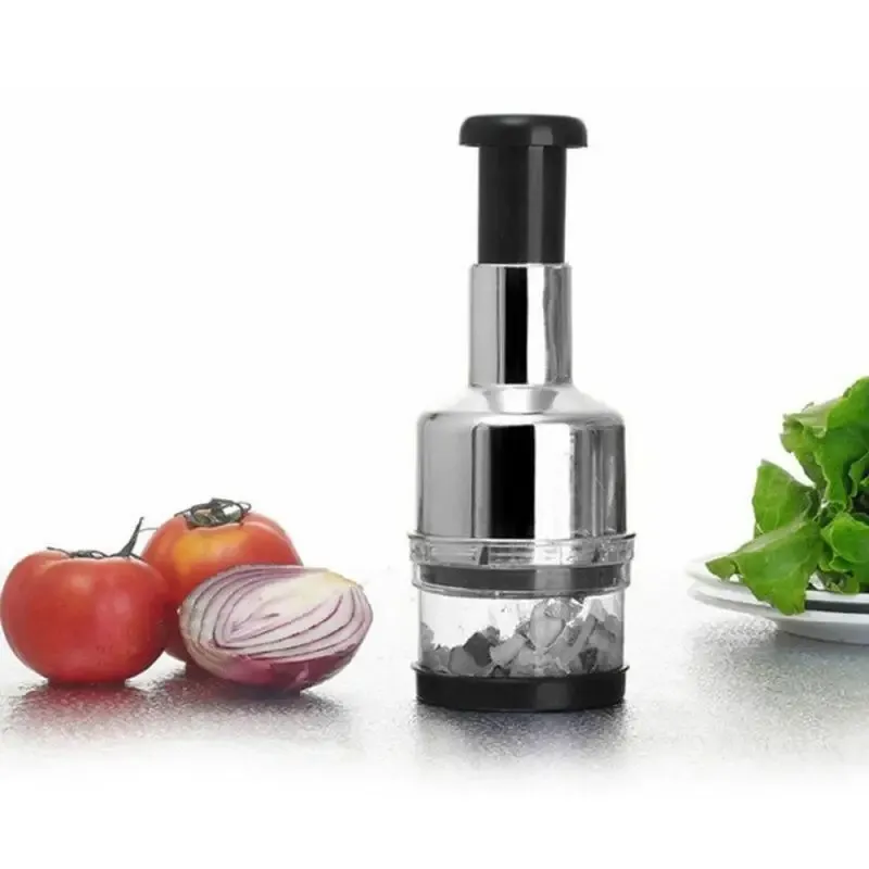 Hand Press Garlic Chopper Multi-Function Manual Onion Cutter Vegetable Chopper Handheld Food Processor Shredder Garlic Mincerfor handheld garlic mincer