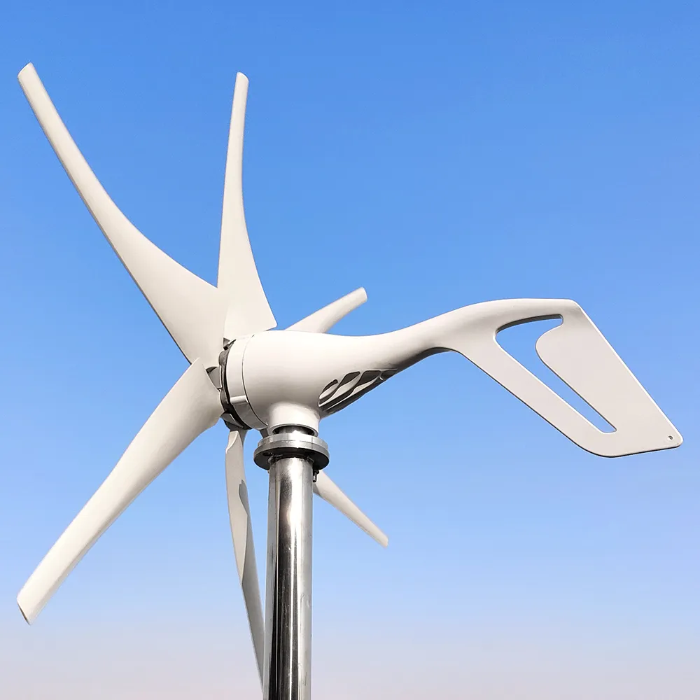 Poland 1000W Wind Turbine Generator 2000W Complete Household Energy Storage System Kit 220V Home Appliance With Solar Panels