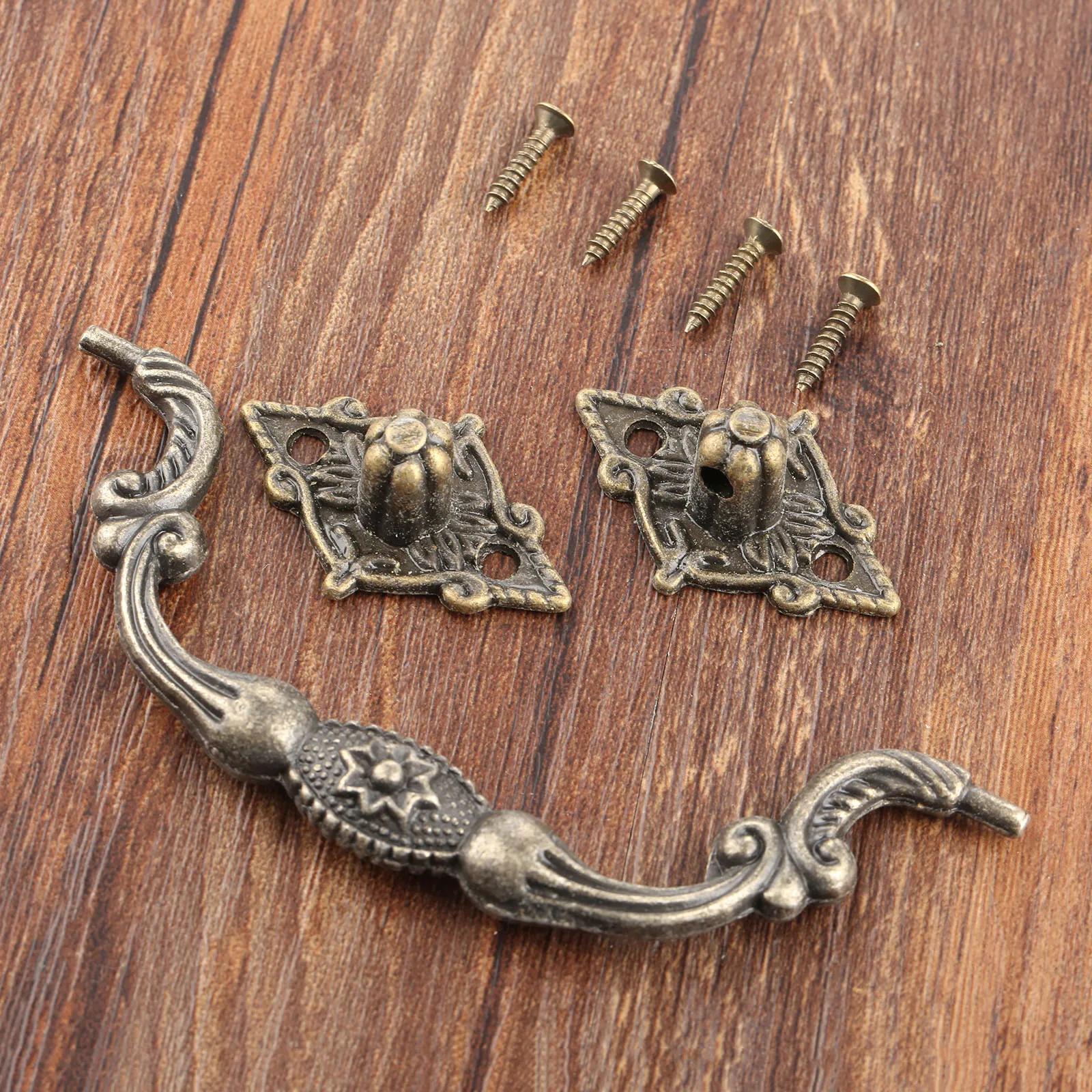 1Pc Antique Furniture Handles Cabinet Knobs and Handles Drawer Cabinet Kitchen Pull Cupboard Handle Furniture Hardware