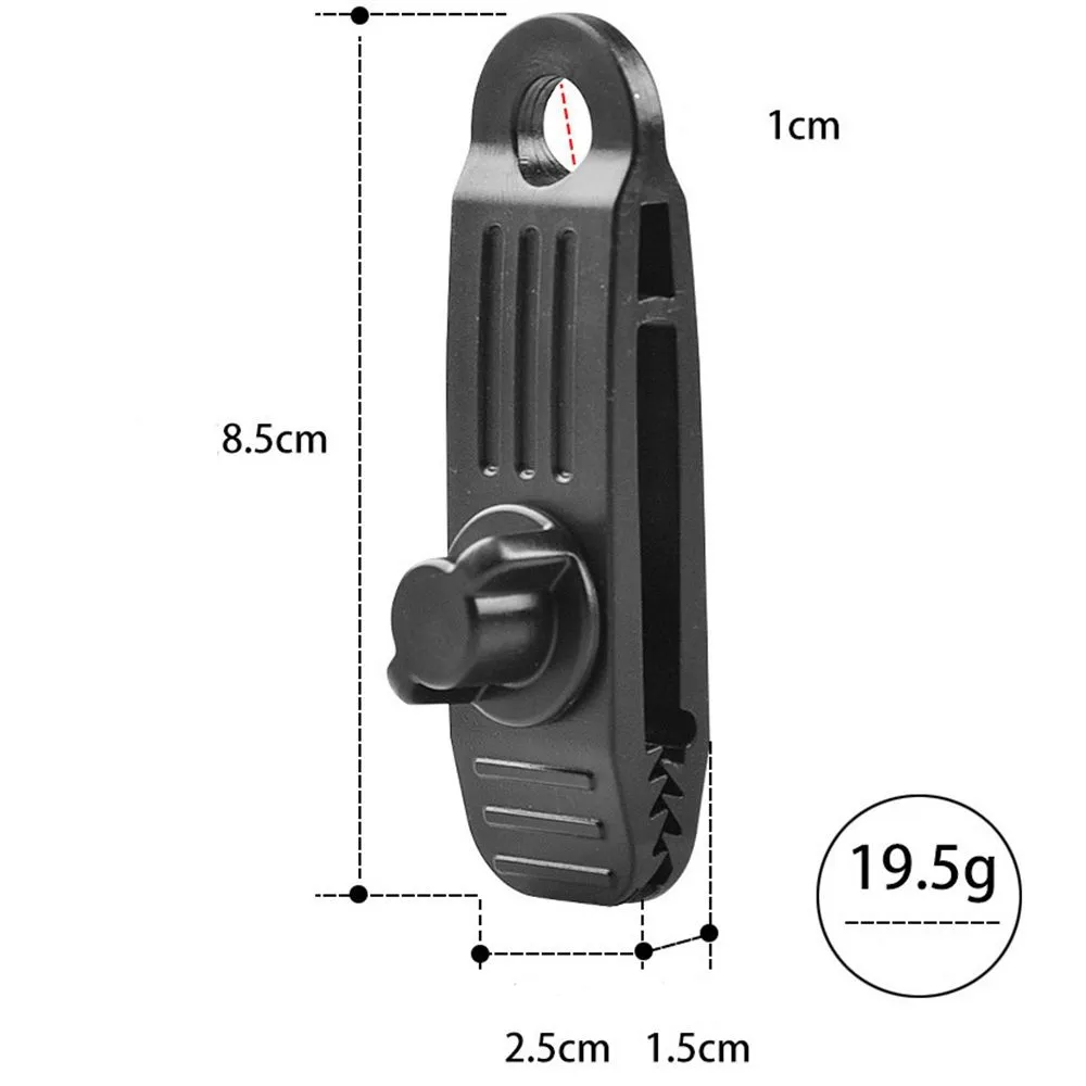 Aggiornamento da 1/4pcs Tentabile rotabile tende da sole tetto a tela di tela clip tela gripper serra utensile kit di campeggio esterno