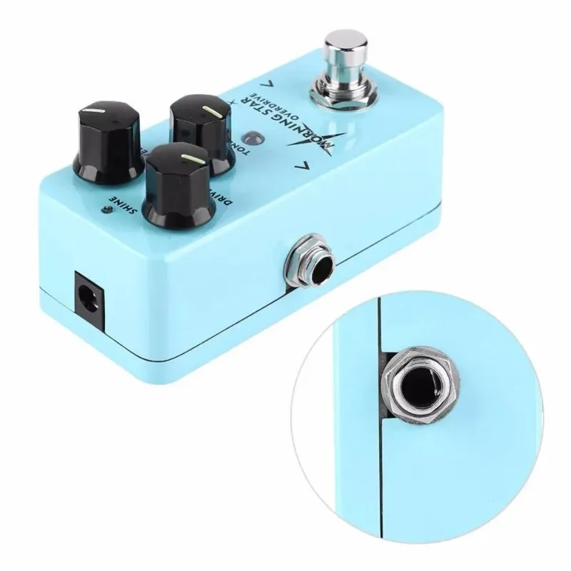 Nux Morning Star Blues Overdrive Electric Guitar Effect Pedal True Buffer Bypass Mini Core Effects Classic Blues Breaker Nod-3