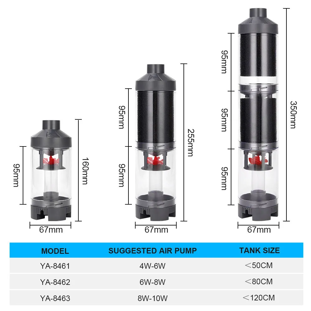 Aquarium Drain Filter Accessories Fish Poop Collector Submerible Fish Toalett Ultra-Quiet Aquatic Oxygen Automatisk rengöring