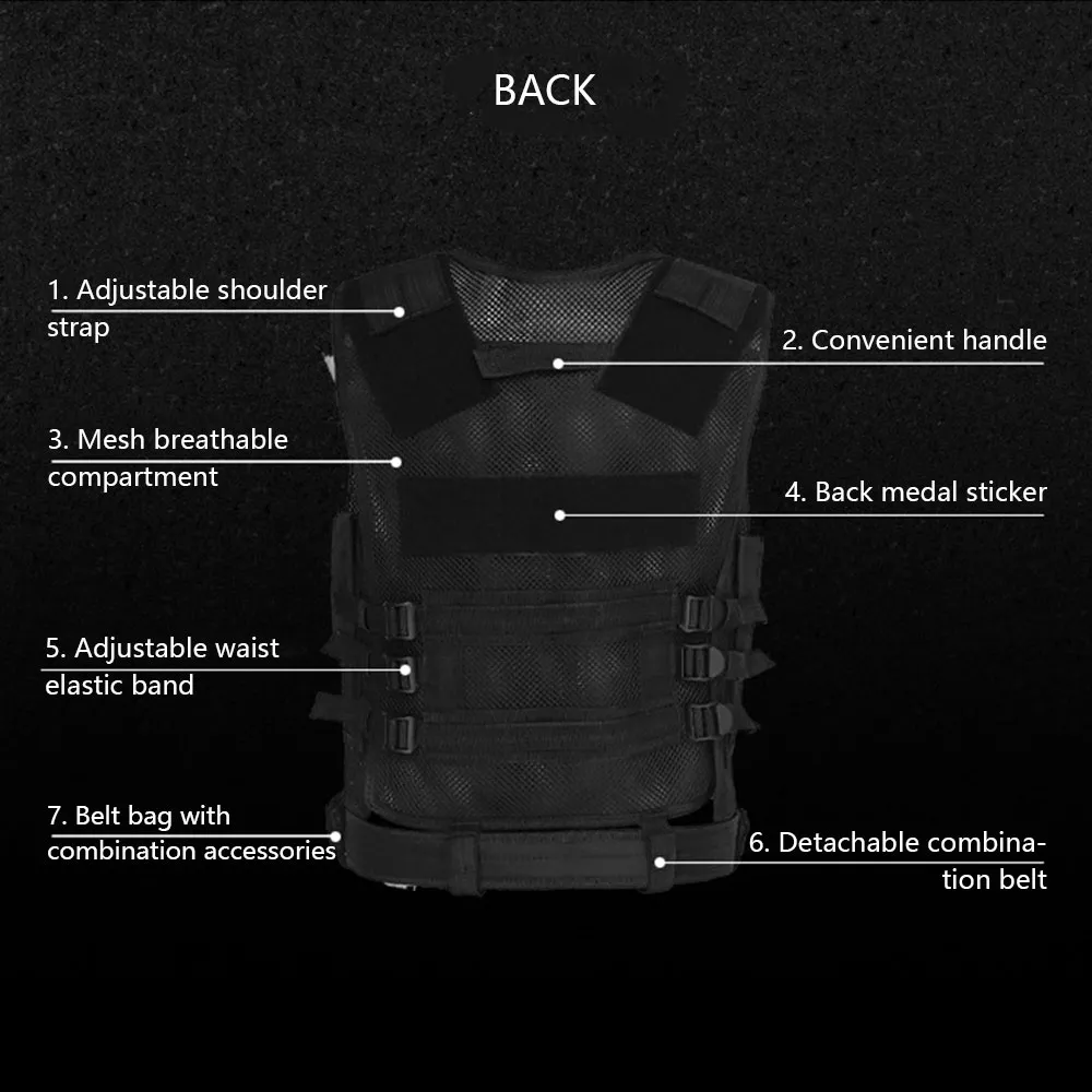 Outdoor AK Chest Rig Tactical EDC Military Combat Armor Mesh Weste Paintball Molle Airsoft Jagd /Überleben Abenteuerausrüstung