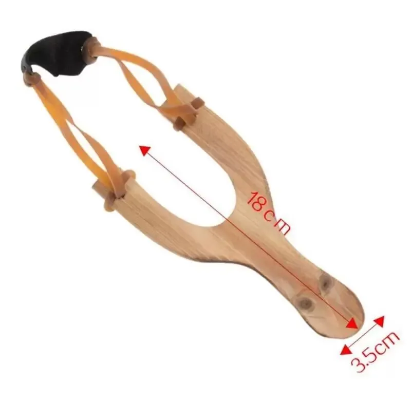 DHL Fidget Toys Wooden Material Slingshot Rubber String Fun Traditional Kids Outdoors catapult Interesting Hunting Props Toys B0529A40
