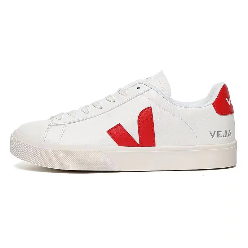 2024 Fashion Français Brésil vert Vie à faible carbone V Volate de coton biologique Sneakers Femmes Casual Classic White Designer Chaussures Mens Mens 36-45 F2