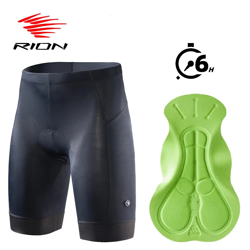 Rion Mens Cycling Shorts MTB Mountain Bike Tights Bicycle Clothing Pants 3D Pad Outfit Long Distance Male 6 Hours 240408