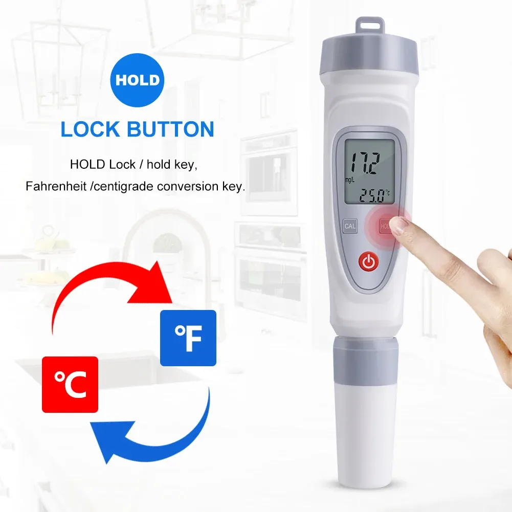 JPB-70A draagbare digitale pen opgeloste zuurstofmeter opgeloste zuurstofmeter Waterkwaliteit Tester opgelost zuurstofdetector