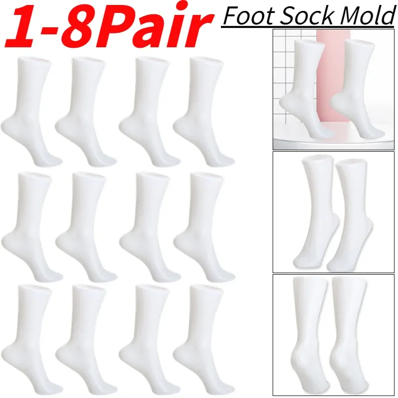 Adult Female Mannequin Plastic Sock Feet Foot Display Mold Short Stocking Shoes Foot Sock Foot Mold Socks Feet Model