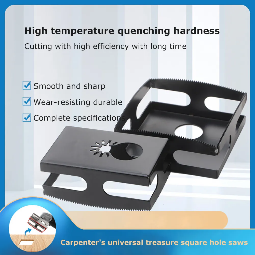 Square Slot Cutter Square Slot Cutter Woodworking Square Hole Cutter Saw Tool Gypsum Board ...