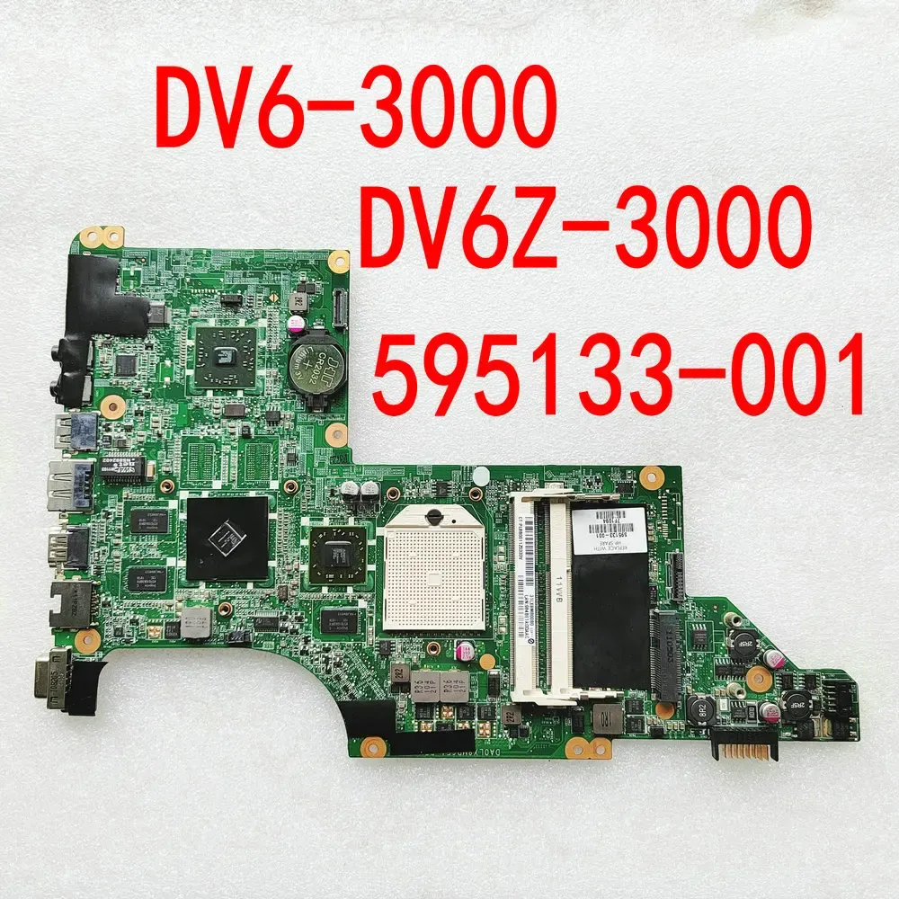 Carte mère pour HP Pavilion DV63000 DV6Z3000 Notebook DA0LX8MB6D1 595133001 Laptop Motorard HD5470 DDR3