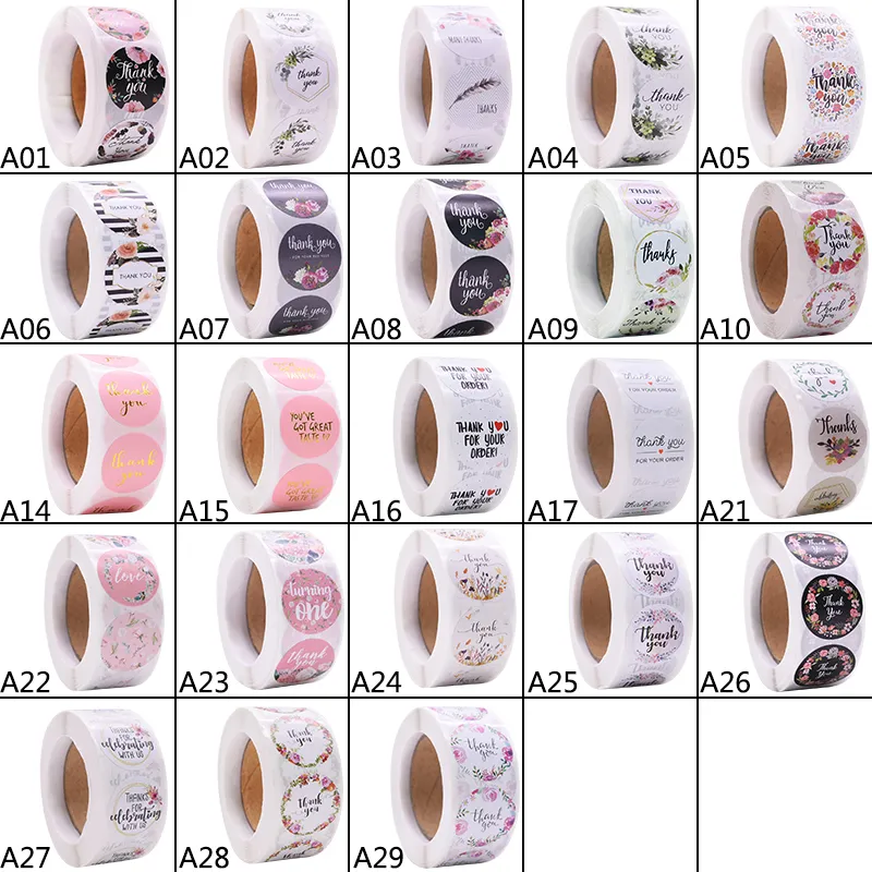 Wrapping Stickers DHgate.com:Thank You Stickers, 500pcs Adhesive Seal Labels for 2024 ...