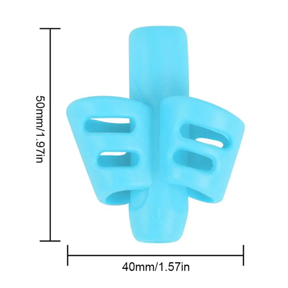 4/16pcs crianças escrevendo lápis Pen Holder Aprendizagem Prática de Aprendizagem de Silicone Aperte a Correção da Postura de Handrogada Infantil