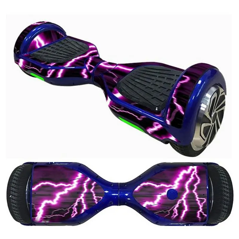 6,5 tum elektrisk skoter klistermärke Hoverboard Sticker Two Wheel Self Balancing Scooter Hover Board Skateboard Sticker Decor Prop