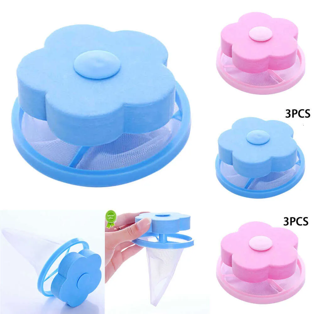 1/3 PCS Cleaning Balls Floating Pet Fur Lint Hair Removal Catcher Filter Mesh Dirty Collection Pouch Washing Machine Hair Filter