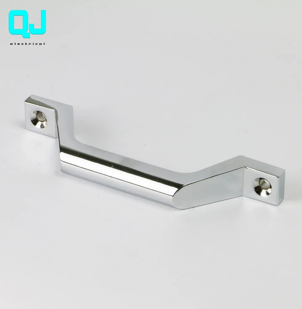 LS1080 large door handle industrial equipment handle zinc alloy electroplating bright light high load-bearing cabinet door handl