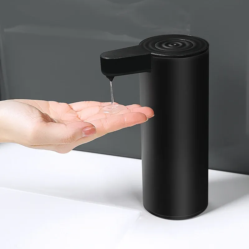 Black Sensor Non-contact Liquid Soap Dispenser for Kitchen Automatic Washing Hand Machine Washer Shampoo Detergent Dispenser