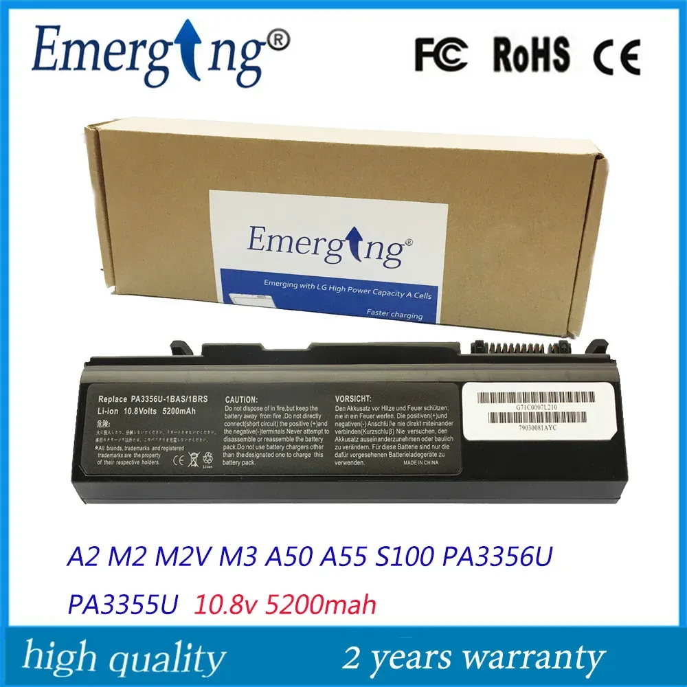 Batteries New Laptop Battery For Toshiba Tecra M10 A10 A2 A3X A9 M500 PA3356U1BAS PA3456U PA3356U PA3357U