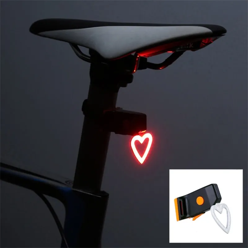 Modos de iluminación múltiple Luz de bicicleta USB USB RECARGABLE LED Bike Light Flash Tail Turic Lights para montañas Costa de sillín