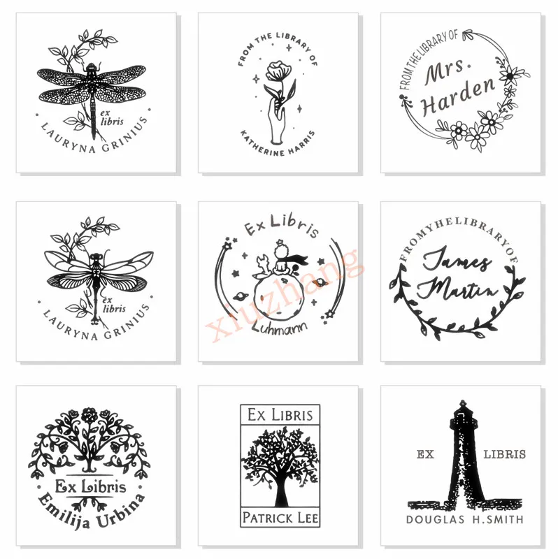 Custom Book Embosser Stamp Personalized For Book Lover, Personal Stamp Gift For Book - View #3