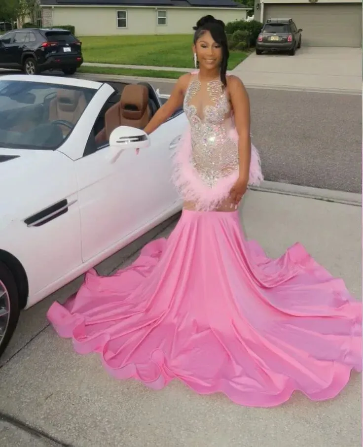 green emerald velvet dress Hot Pink Lace Appliques V-neck Homecoming Dresses, Graduation Dress, MH623