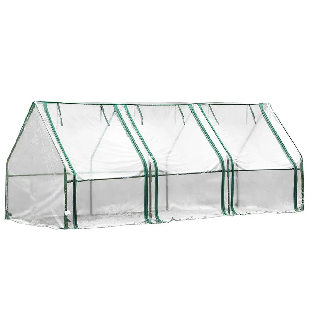 3 tailles Greenhouse PVC COUVERTURE DE PLANTRE transparente sans cadre pour les graines de plante de légumes de jardins extérieurs intérieurs poussant