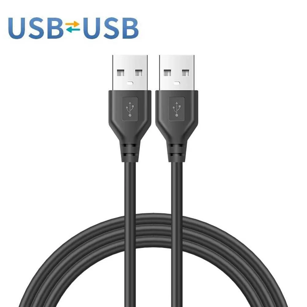 USB To USB Type A Male To Male Extender USB Extension Cable For Radiator Hard Disk Webcom Camera USB Date Transmission CableLX241113