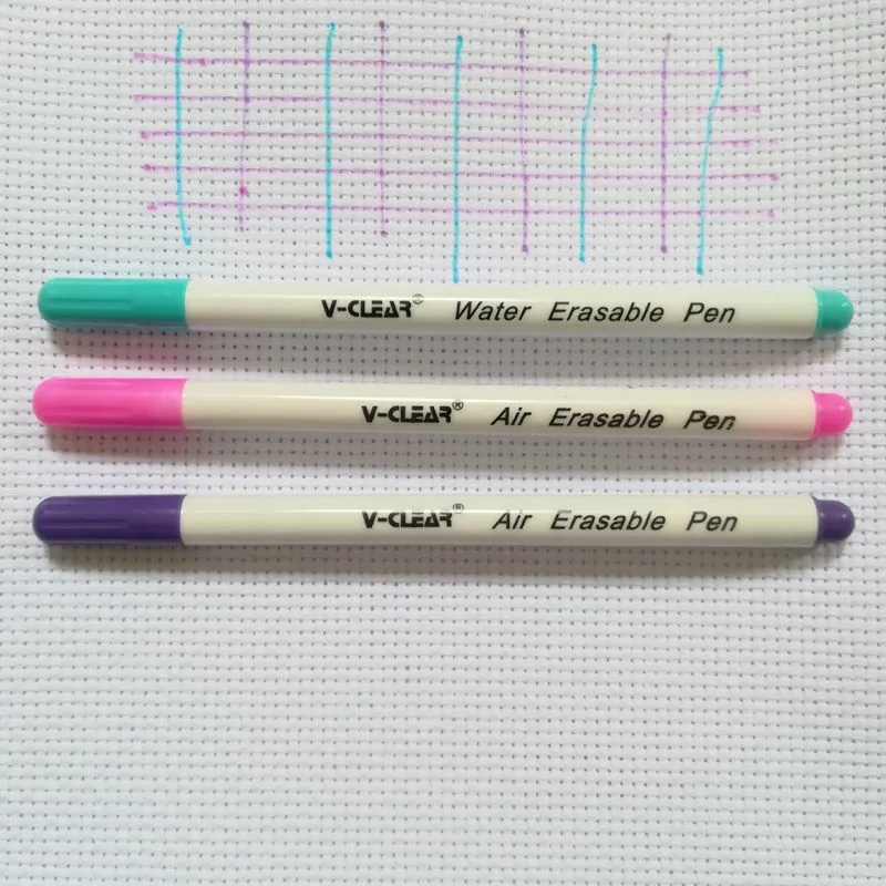 Vclear Blue Water Marker Pen Purple Air Airable Pen Chaco Ace Pen Markers Pink Fabric Paint Marker Tailor Pen Tools