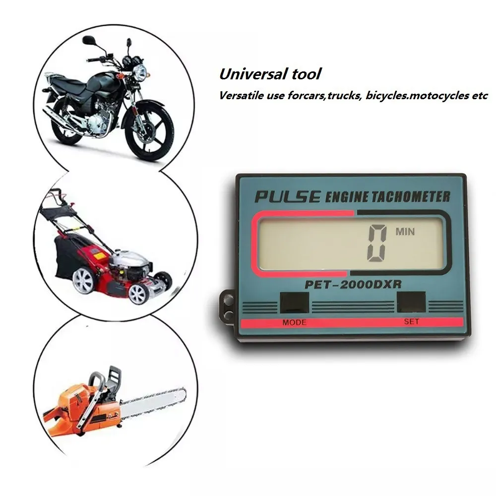 NInE-ROnG Digital Hour Meter With Backlight Maintenance Battery - Foto 6