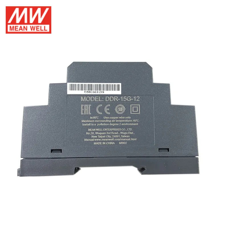 Convertitore DC-DC DC DC DC-DC medio Well Well DCR INGRESSO 9-36VDC (12V/24VDC) a 3,3 V 5V 12V 15V 24V 24V DC Convertitore di alimentazione mediowell