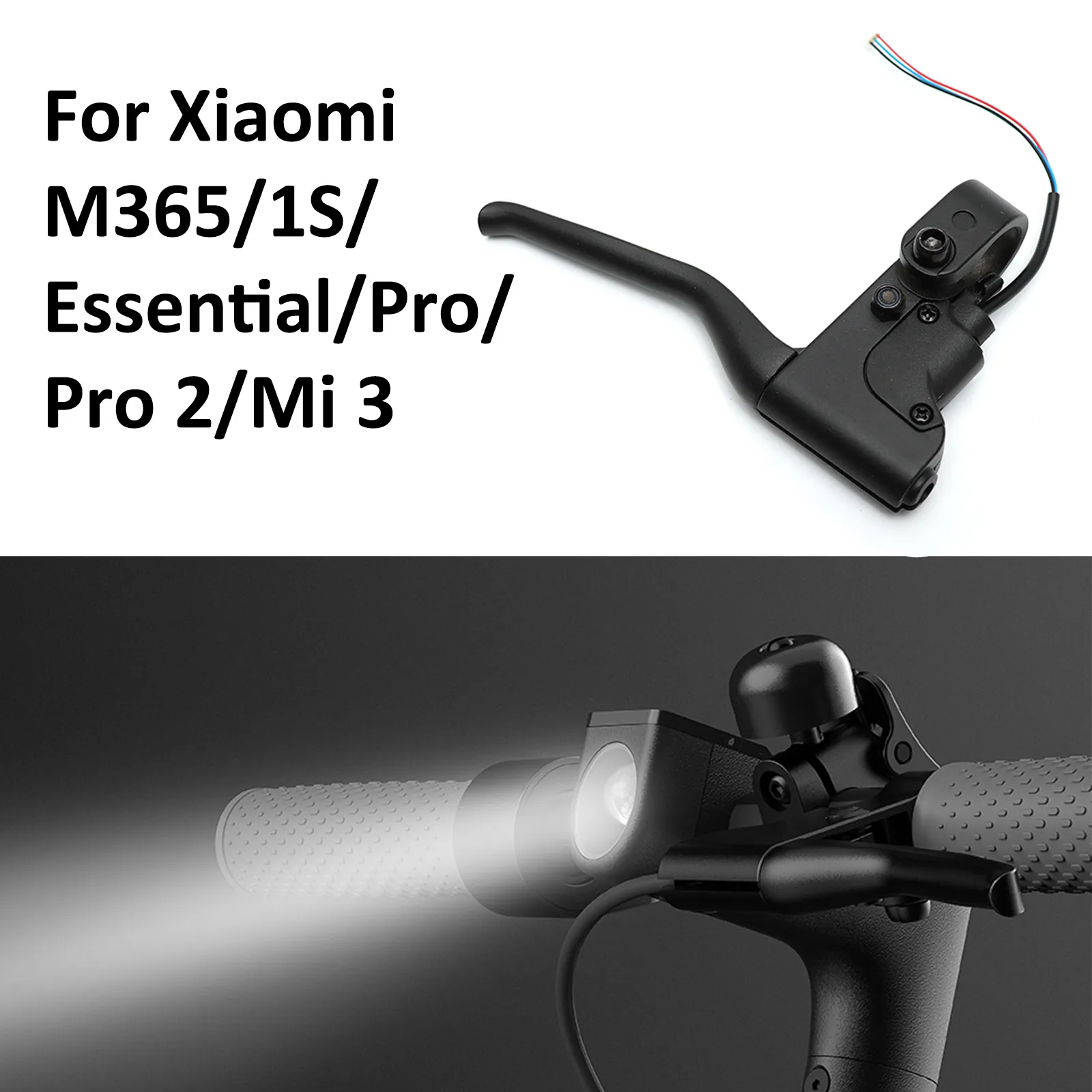Guidon En Alliage D'aluminium Pour Trottinette électrique Xiaomi M365/Pro/Pro2/1S/Lite - 41x2,2 Cm, Noir