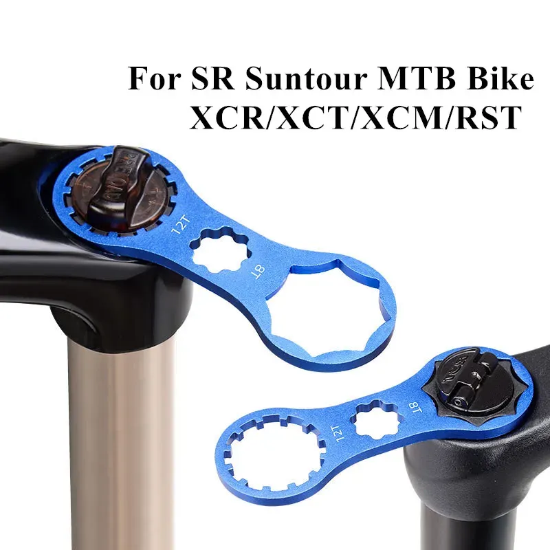 Ferramenta de reparo do garfo dianteiro de bicicleta de alumínio para SR Suntour XCR/XCT/XCM/RST MTB Bike Front Fork Chaved Rockshox Desmonting Tools