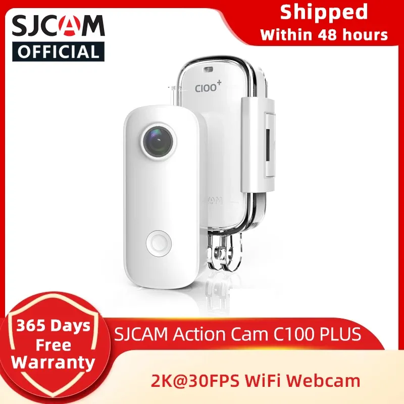 カメラSJCAM C100 / C100プラスアクションカメラC100+サムカメラ2K 30FPS 1080P H.265 12MP 2.4GHz WiFi 30M防水C100PLUS WebCam