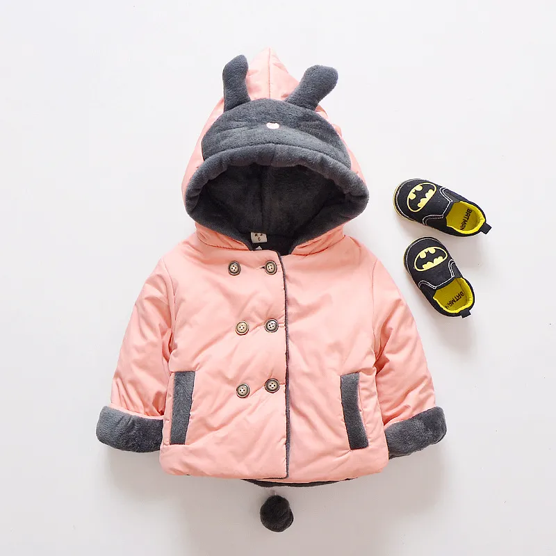 Baby Unisex Hooded Winter Coats For Autumn, Months Years Old