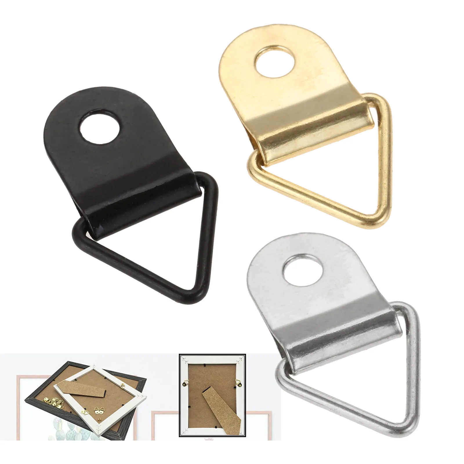 Metal Picture Frame Mounts Hangers With Screws Triangle Ring Wall Mount For Nails And Painting Decor From Ddmyjan 27.64 DHgate.Com