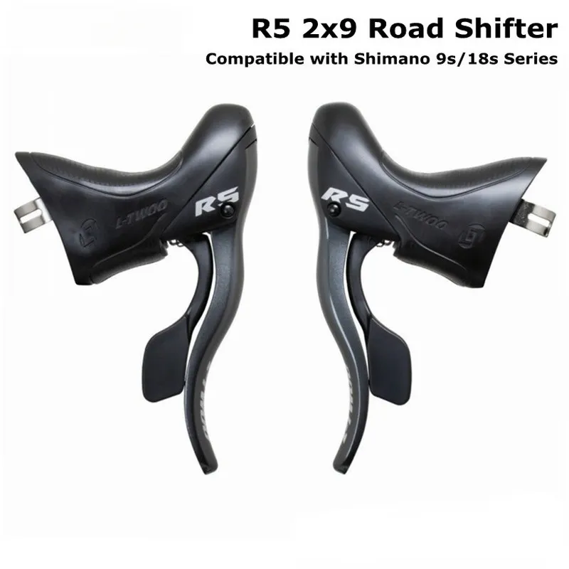 R5 2x9 Highway Kit kit de vitesse Levier de vitesses arrière Derilleur Front 18S Convient pour le frein de kit de vélo Sora R3000 R3500