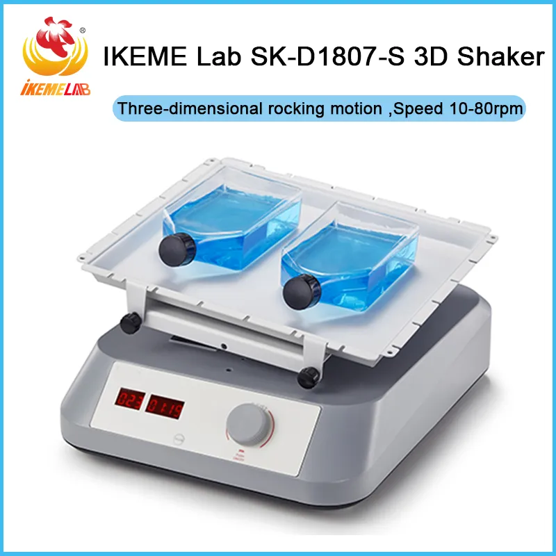 LED Digital tridimensionnel Shaker 10-80 tr / min