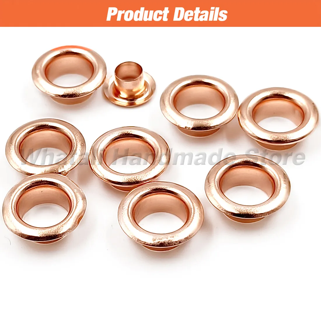 Rose Gold Kolor Metalowe przelotki oczu z Punch Punt narzędzie narzędzi do DIY Buty Pas Pas Kolnicze Akcesoria skórzane