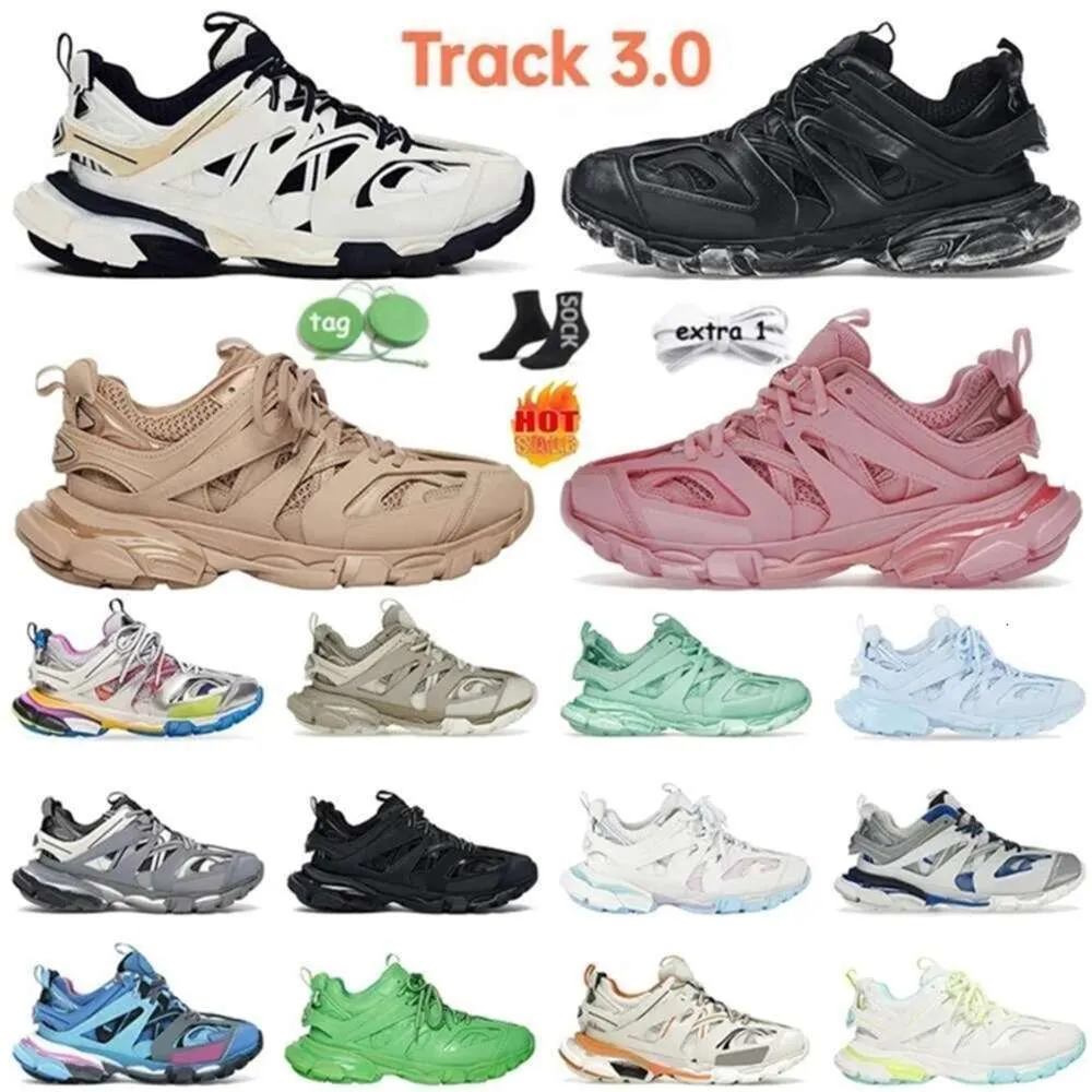 Factory Direct Sale running shoes 3XL Track 3.0 Shoes Men Women Tripler Black Sliver Beige White Gym Grey Casual Sneakers Fashion Luxury Plate for me Casual Trainers